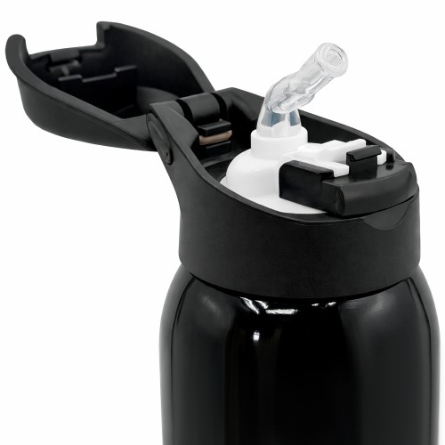 Термобутылка Trekker, чёрная