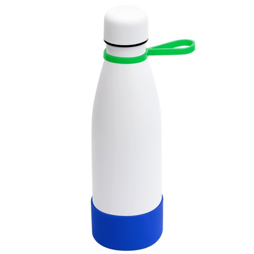 Термобутылка герметичная вакуумная Olivia To Go, белый/зелёный/синий