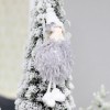 Новогоднее украшение рождественский ангел Беатриче, серый