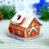 Конструктор фигурки"Дом деда мороза" 3Д   3564567