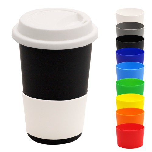 Манжета силиконовая для кружки Magic, белый