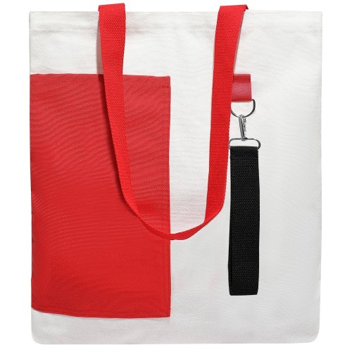 Сумка для покупок BANSHEE TO GO 325 г/м², красная/чёрная