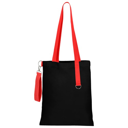 Сумка для покупок Black GLOW 325 г/м² с ремувкой, красная/красная