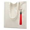 Сумка для покупок LUMISSA 325 г/м² с ремувкой, натуральный/красный