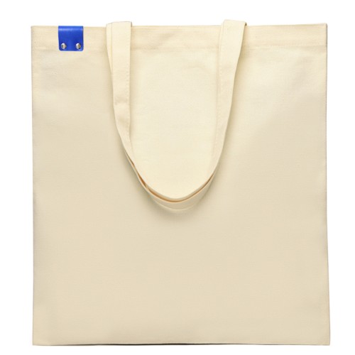 Сумка для покупок IVORY 325 г/м² с PU нашивкой, синий