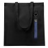 Сумка для покупок LUMISSA 325 г/м² с ремувкой, чёрный/тёмно-синий