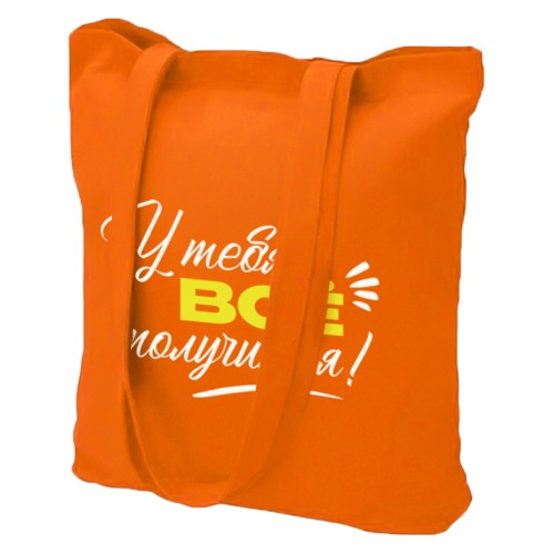 Сумка хозяйственная  Bagsy Super 220 г/м2, оранжевая