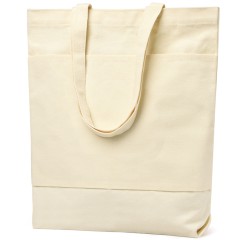 Сумка для покупок JETTA 325 г/м² с шильдом, натуральный
