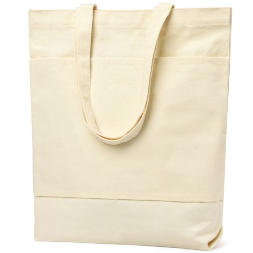 Сумка для покупок JETTA с карманами 325 г/м², натуральная