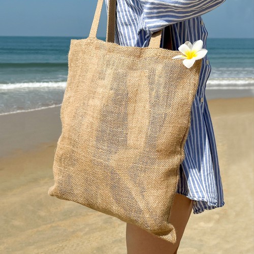 Сумка хозяйственная  Bagsy Jute 270 г/м2, бежевая