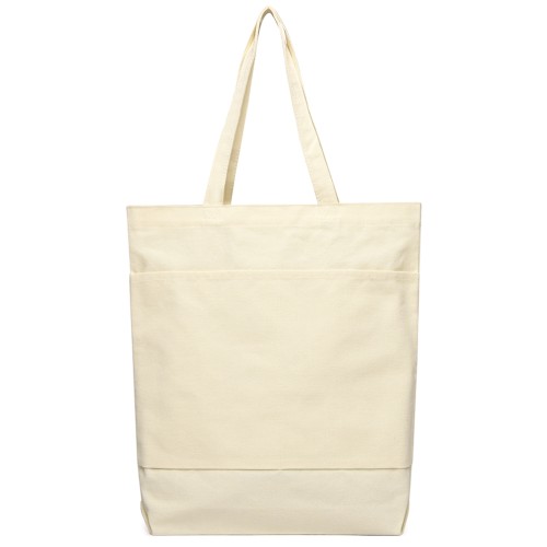 Сумка для покупок JETTA с карманами 325 г/м², натуральная