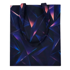 Сумка для покупок Бэлли с полноцветной печатью, длина ручек 70 см