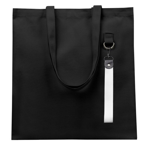 Сумка для покупок LUMISSA 325 г/м² с ремувкой, чёрный/белый