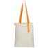 Сумка для покупок White GLOW 325 г/м² с ремувкой, оранжевая/оранжевая