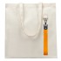 Сумка для покупок LUMISSA 325 г/м² с ремувкой, натуральный/оранжевый