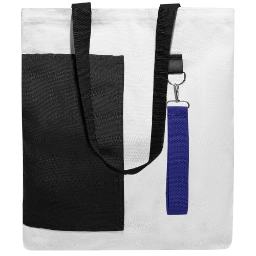 Сумка для покупок BANSHEE TO GO 325 г/м², чёрная/синяя