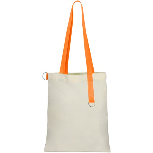 Сумка для покупок White GLOW 325 г/м², оранжевая