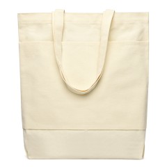 Сумка для покупок JETTA с карманами 325 г/м², натуральная