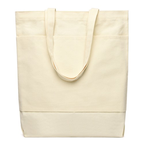Сумка для покупок JETTA с карманами 325 г/м², натуральная