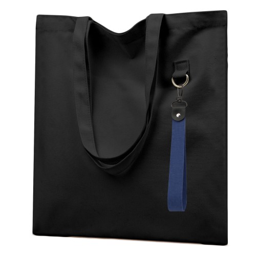 Сумка для покупок LUMISSA 325 г/м² с ремувкой, чёрный/тёмно-синий
