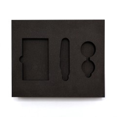 Ложемент ЭВАлюция-1 под заказ 3 слоя (5мм+10мм+10мм), чёрный