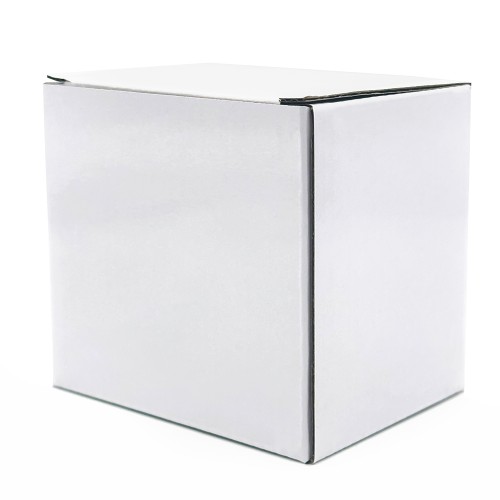 Коробка глянцевая для кружки Make me, белая