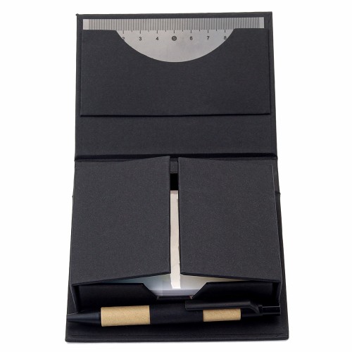 Набор для записей со стикерами Notora, черный