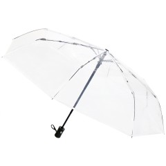 Автоматический противоштормовой зонт Transparent, прозрачный