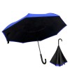 Зонт-трость наоборот Shifter, черно-синий Зонт-трость наоборот Shifter, черно-синий