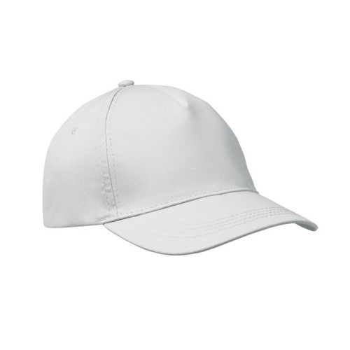 5 panel baseball cap, белый, MO1447