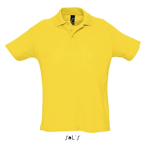 Поло SUMMER II, 100% хлопок, 170 грамм., Жёлтый, SP444162116