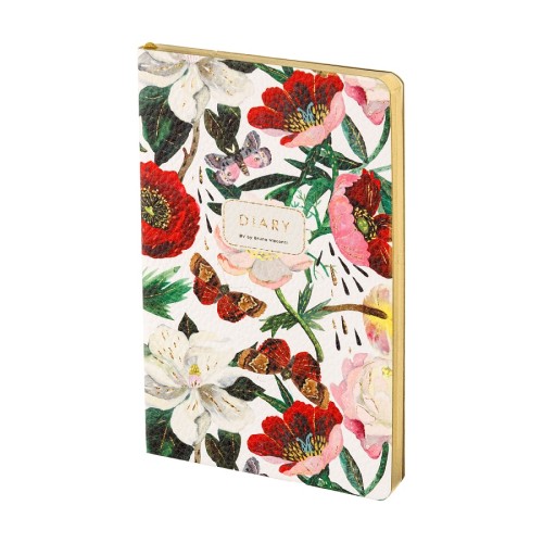 ЕЖЕДНЕВНИК А5 FLEX quot;FLORA.Пионыquot;, многоцветный, BV3-743
