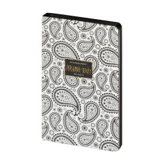 ЕЖЕДНЕВНИК А5 FLEX quot;Blackamp;White. Восточный мотивquot;, Белый/Чёрный, BV3-743