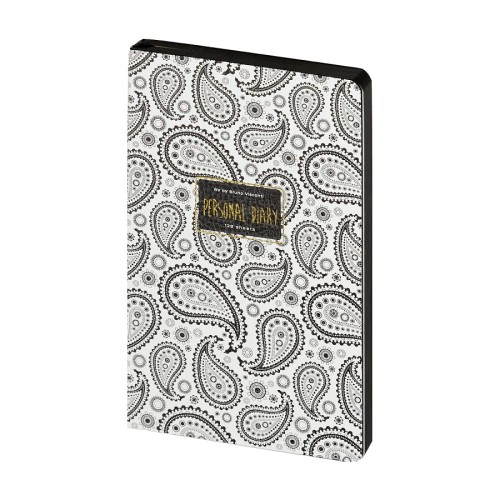 ЕЖЕДНЕВНИК А5 FLEX quot;Blackamp;White. Восточный мотивquot;, Белый/Чёрный, BV3-743