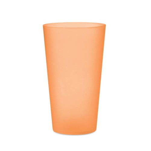 Reusable event cup 500ml, прозрачно-оранжевый, MO9907