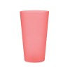 Reusable event cup 500ml, прозрачно-красный, MO9907 Reusable event cup 500ml, прозрачно-красный, MO9907