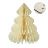 Paper Xmas tree decoration, бежевый, CX1578 Paper Xmas tree decoration, бежевый, CX1578