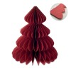 Paper Xmas tree decoration, красный, CX1578 Paper Xmas tree decoration, красный, CX1578