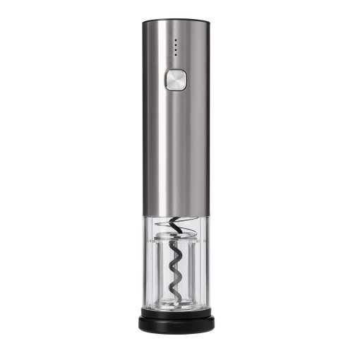 Набор для вина с электрическим штопором Vintaro, серебряный