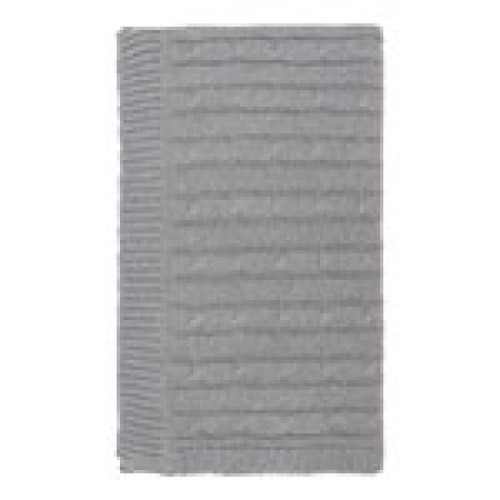 Плед Фадо (Fado) вязаный, серый (без подарочной коробки)