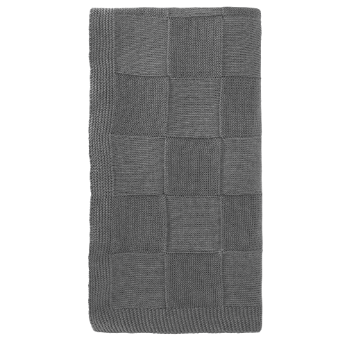 Плед Селла (Cella) вязаный, серый (без подарочной коробки)