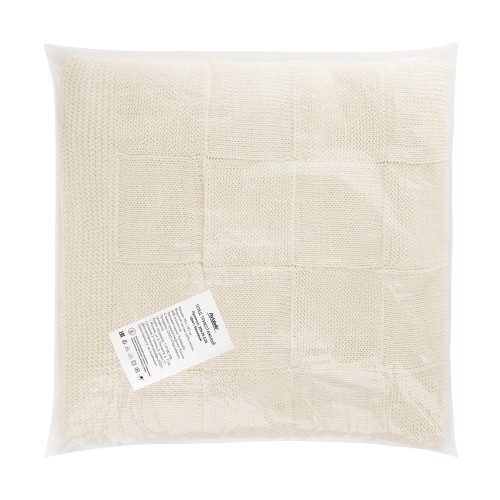 Плед Селла (Cella) вязаный, бежевый (без подарочной коробки)