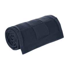 Плед Селла Софт (Cella Soft) вязаный, 160*90 см, синий