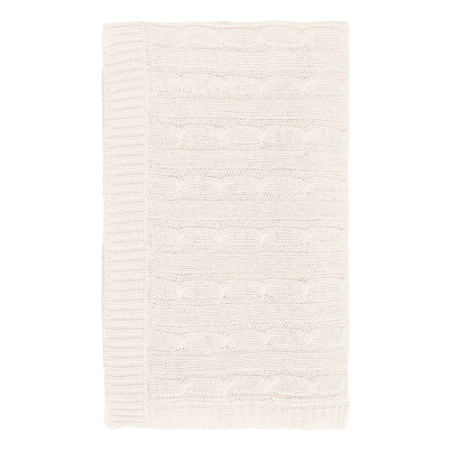 Плед Fado вязаный, бежевый (без подарочной коробки)