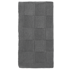 Плед Cella вязаный, серый (без подарочной коробки)