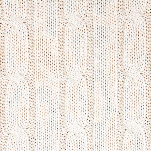 Плед Фадо (Fado) вязаный, бежевый (без подарочной коробки)