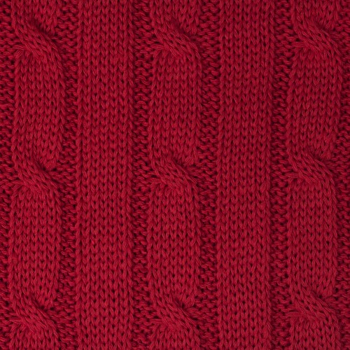 Плед Fado вязаный, красный (без подарочной коробки)