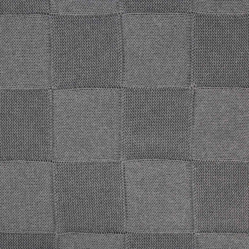 Плед Селла (Cella) вязаный, серый (без подарочной коробки)