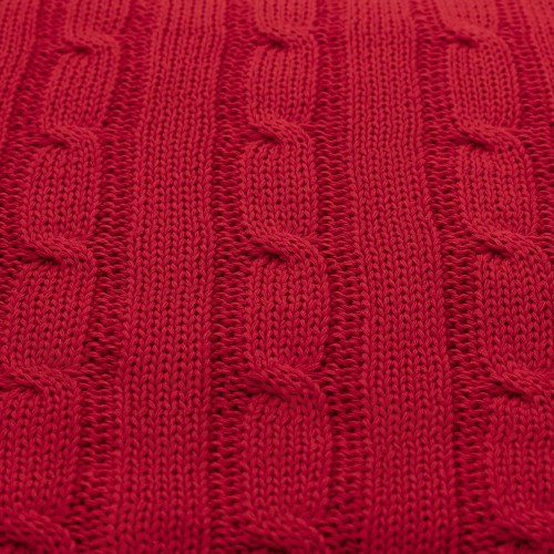 Плед Фадо (Fado) вязаный, красный (без подарочной коробки)