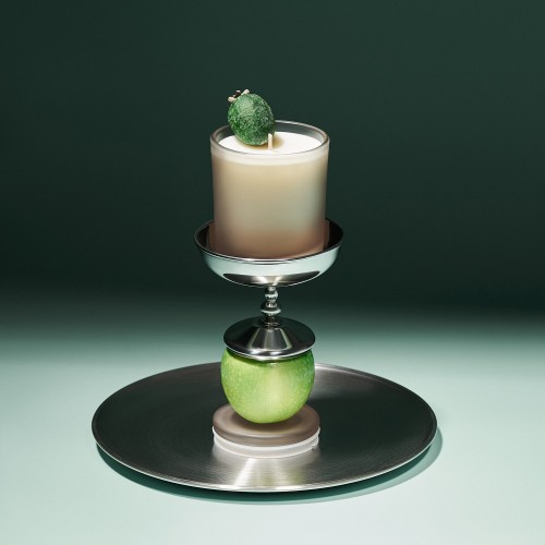 Ароматическая свеча Мизу (Mizu), бежевая